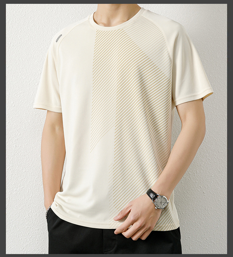 Дышащая короткая футболка из сетки большого размера Large Size Mesh Breathable Short T-shirt