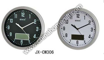 Fashion Style Date Plastic Wall Clock