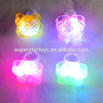 5151010-27 cheap plastic flashing finger ring LED finger ring