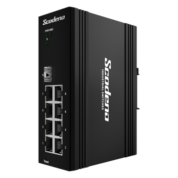 Interruptor Ethernet administrado industrial con 1000Base-X 8-puerto 100/1000Base-T Puerto