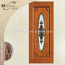 Interior Solid Wood Doors With Frosted Glass insert