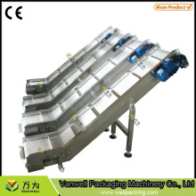 Finished product conveyor for VFFS packaging machine