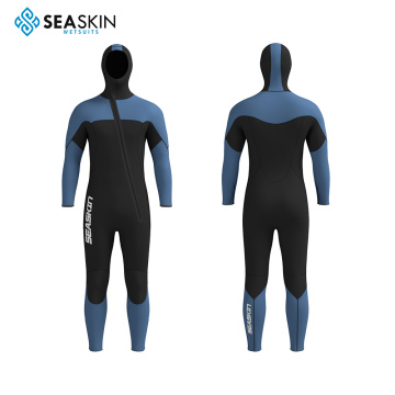 Seaskin Front Zip Berkerudung One Piece Diving Wetsuit