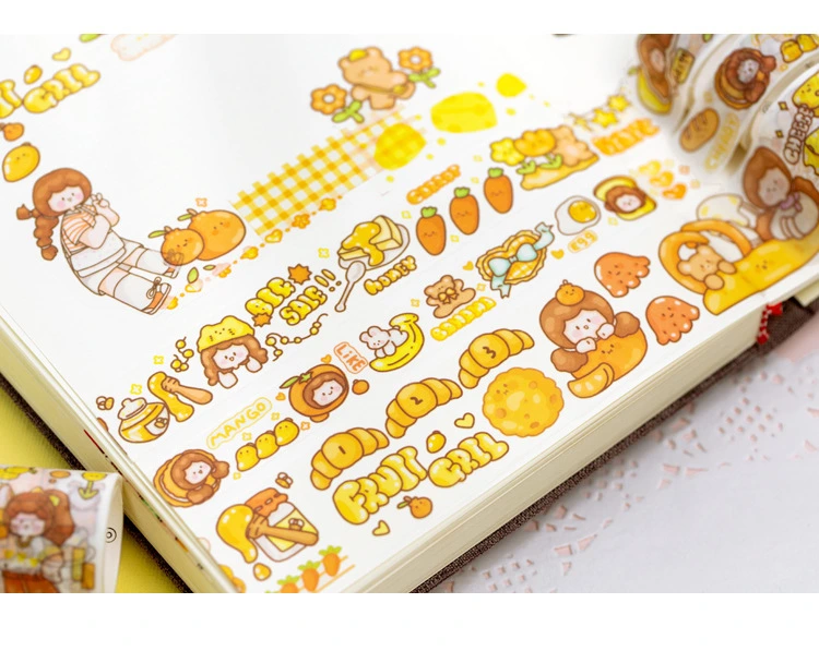 Japanese Paper Sticker and Washi Tape Gift Box Set