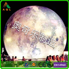 New custom cheap giant inflatable moon ball/ led moon light ball hot sale
