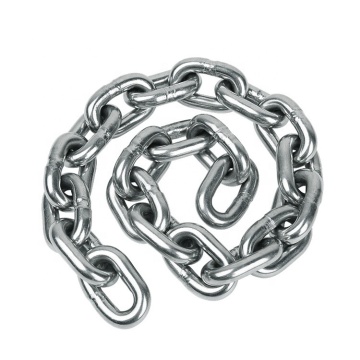 12mm Welded Chain: High Polished 304 and 316 Stainless Steel Links - DIN766 Standard