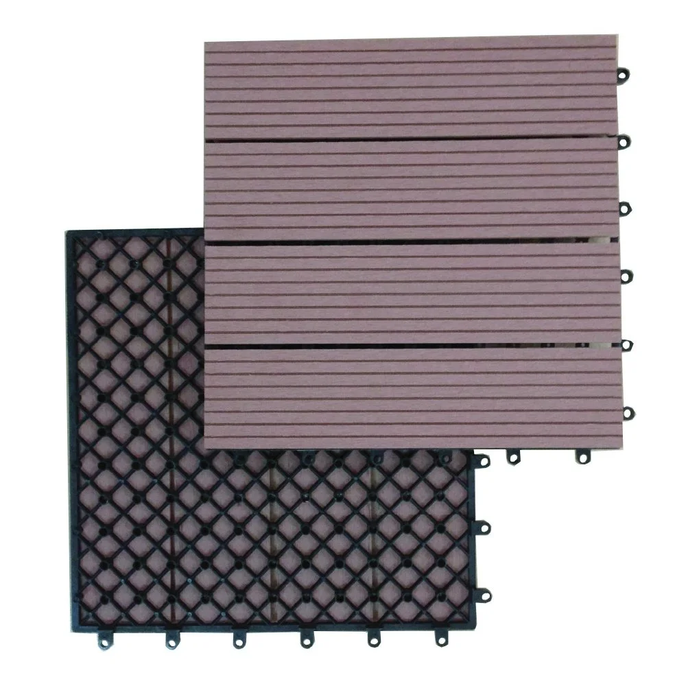 DIY Wholesale Outdoor Indoor Flooring Tiles WPC Composite Deck Tiles