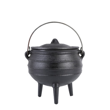 Preseasoned Wax Cast Iron Potjie Pot - Cooking Essentials