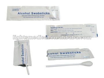 Medical disposable alcohol swabstick (FDA registered)