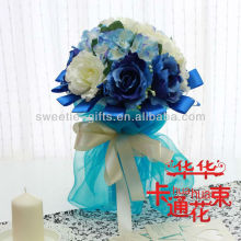2015 new artificial wedding bouquet bridal flower bouquet