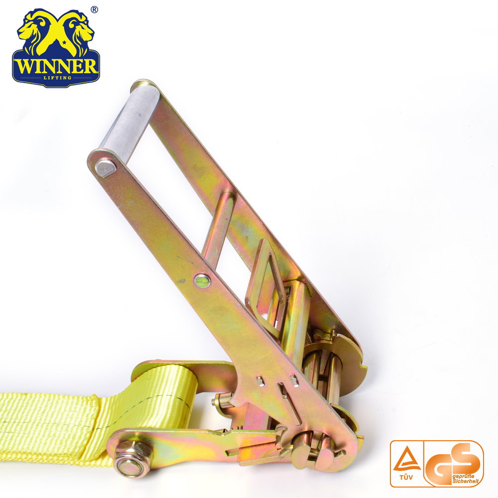 Polyester Ratchet Tie Down Strap For Container Strapping