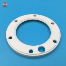 precision drilling milling alumina ceramic ring customized