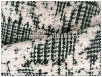 100% Polyester Plush Jacquard Fabric for Garment