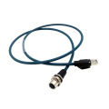 M12 أنثى إلى RJ45 محمية Cat 5e كابل