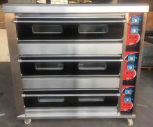 3 Deck 9 Trays Gas Deck Oven for Luxury Baking & Bakery Equipment (YFB-204G)