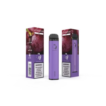 Vape descartável Gunnpod 1250mAh Vape descartável