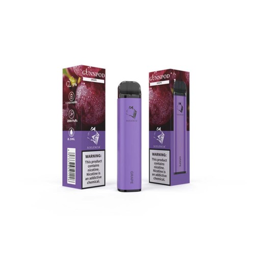 Vape descartável Gunnpod 1250mAh Vape descartável