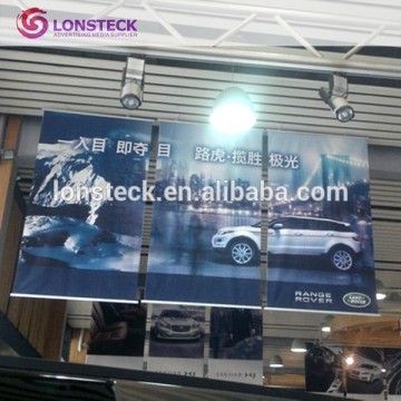 Double sided digital printing advertising banner for auto 4S shop, double sided hanging banner