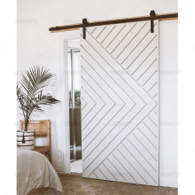 Newfangled Hotel Apartment Soundproof Barn Door Sliding System