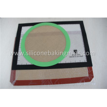 Tapis de cuisson rond antiadhésif en silicone de 8 po