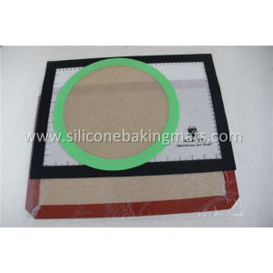 Tapis de cuisson rond antiadhésif en silicone de 8 po