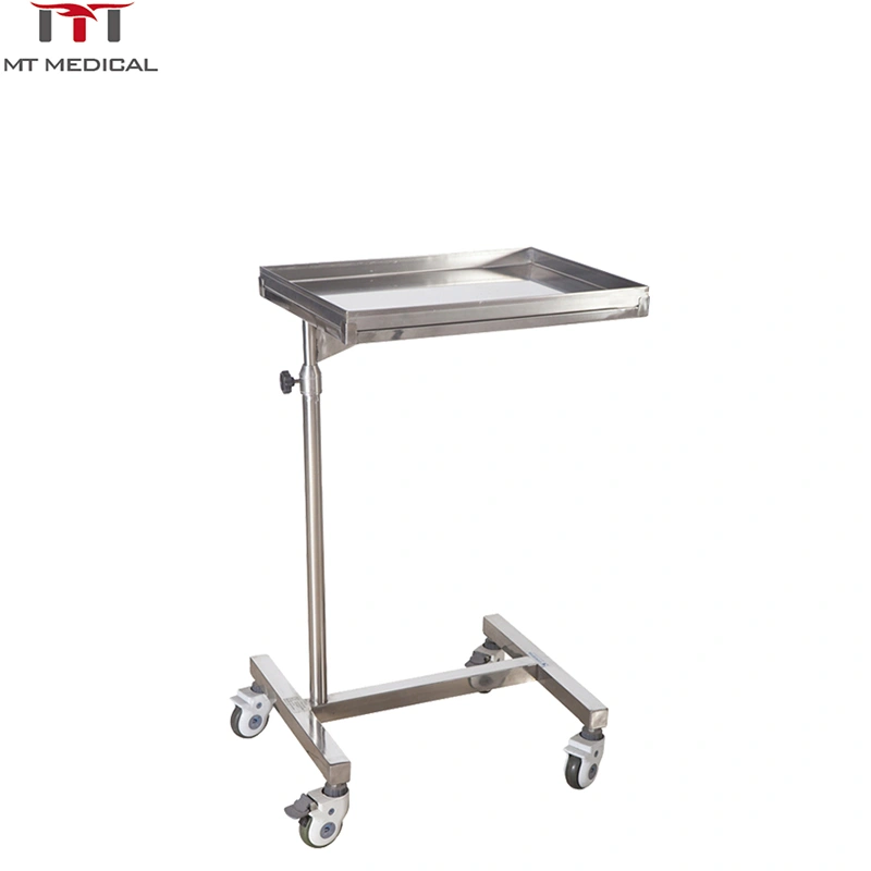 Medical Equipment Stainless Steel Mayo Table in Operation Room