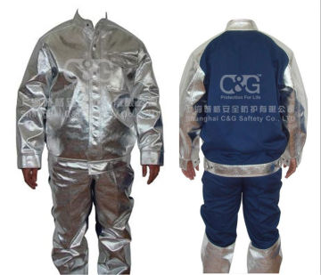 aluminized fire resistant clothing