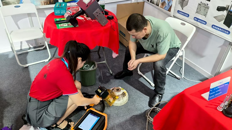 Chuke Intelligent Laser Marking and Laser Cleaning Machines Spark Industry Enthusiasm at the Chengdu Chemical Industry Exhibition!