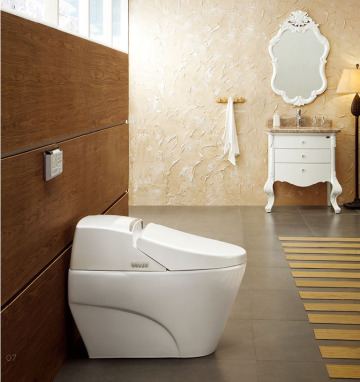 One piece color Ceramic bathroom sanitary ware woman toilet