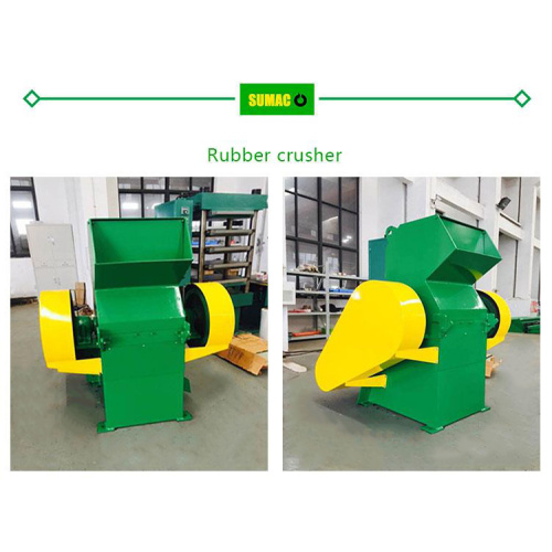 Recycle wasted truck tire rubber crusher machinery