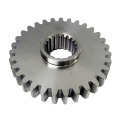 Custom+Machining+Steel+Spline+Gear+with+Flange