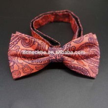 orange bow tie paisley