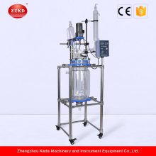 Vacuum Stirred Heating Jacketed Tank Glass Reactor