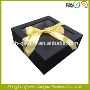 empty baby blanket packaging box with PVC window