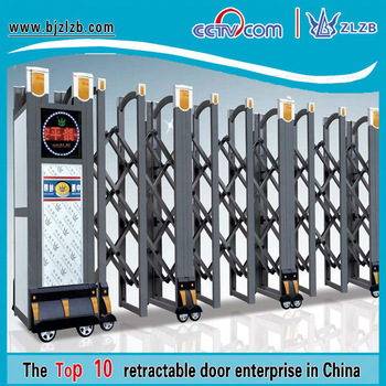 Metal industrial gate iron grill for door aluminum pipe gate design