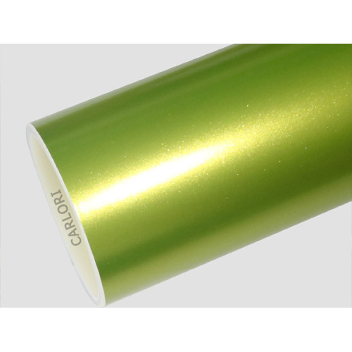 Satin Metallic Lemon Green Wrap Vinyl