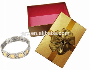 Luxury Jewelry Packaging Box with Ribbon Bowknot