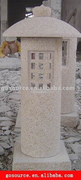 granite large garden lanterns