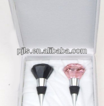 crystal red wine stopper promotional gift