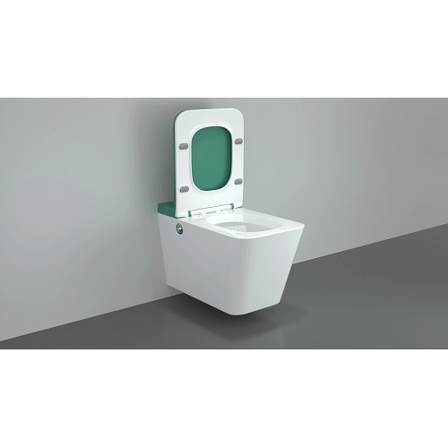 Bilik Mandi Ceramic Tankless Wall Hung Toilet ForHotel