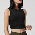 Women sport dance crop top