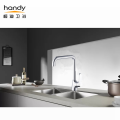 Modern brass single lever kitchen sink mixer faucet