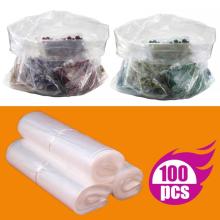 Plastic Clear Flat Poly Bags Open Top Packaging