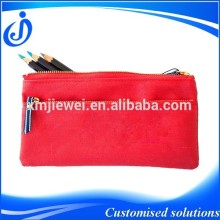 Cotton Canvas Pencil Case With Front Pocket