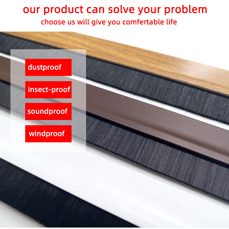 wholesale soundproof door sealing strip windproof door bottom seal