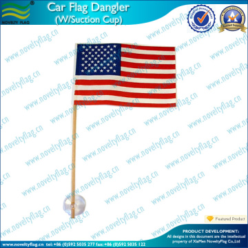 Country Flag Mini Suction Cup Flag