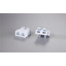 2 pins mini fast wire connectors with fixing-snaps