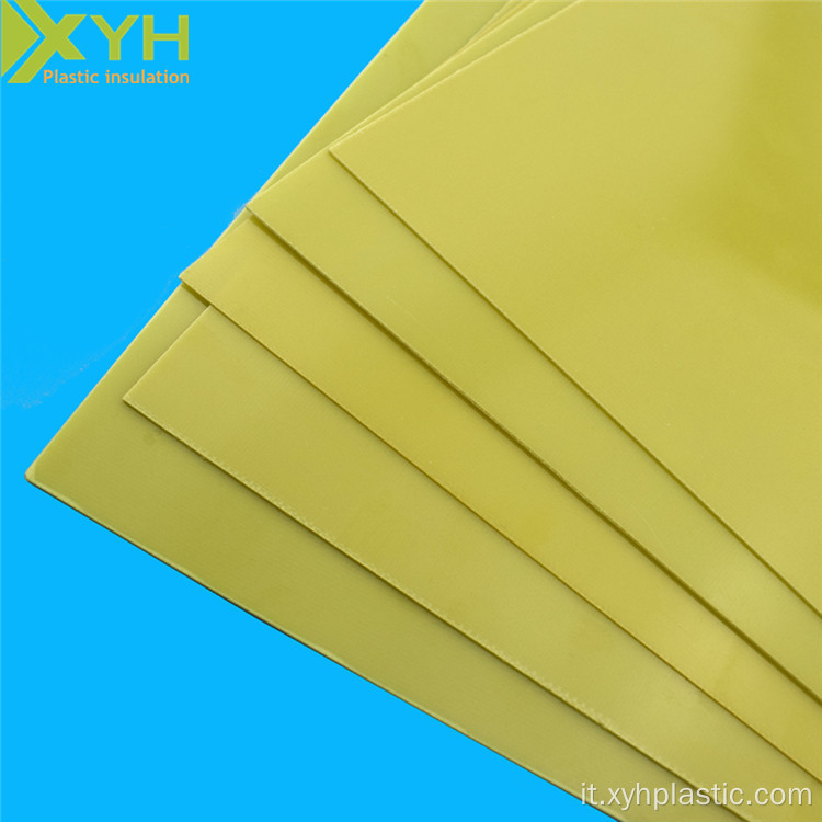 Foglio di stoffa di vetro epossidico giallo 3240