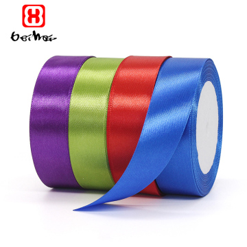 Wholesale Polyester Satin Ribbons with Custom Logo Printing
