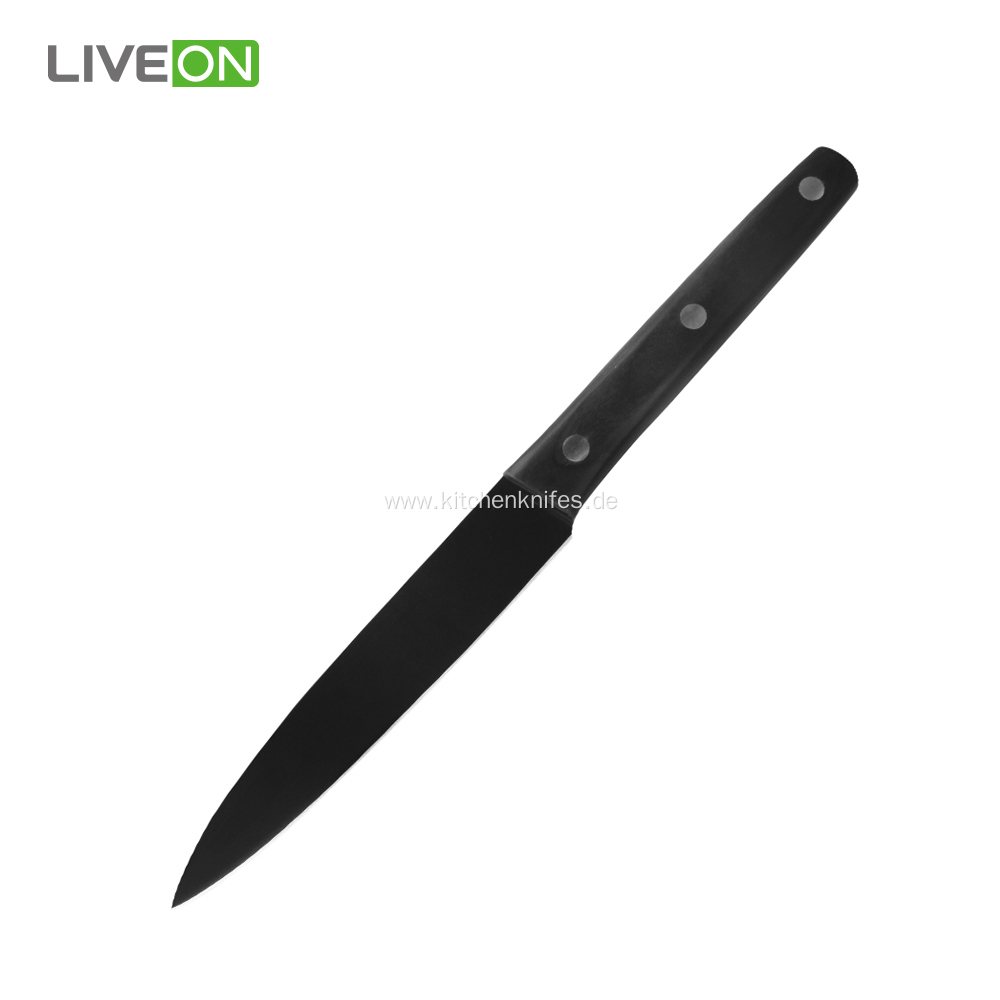 5 Inch Kitchen Black Utility Knife